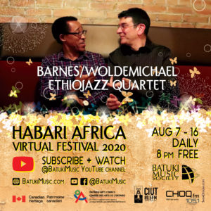 Habari Africa Virtual Festival 2020 : Barnes Woldemichael Ethio Jazz Quartet