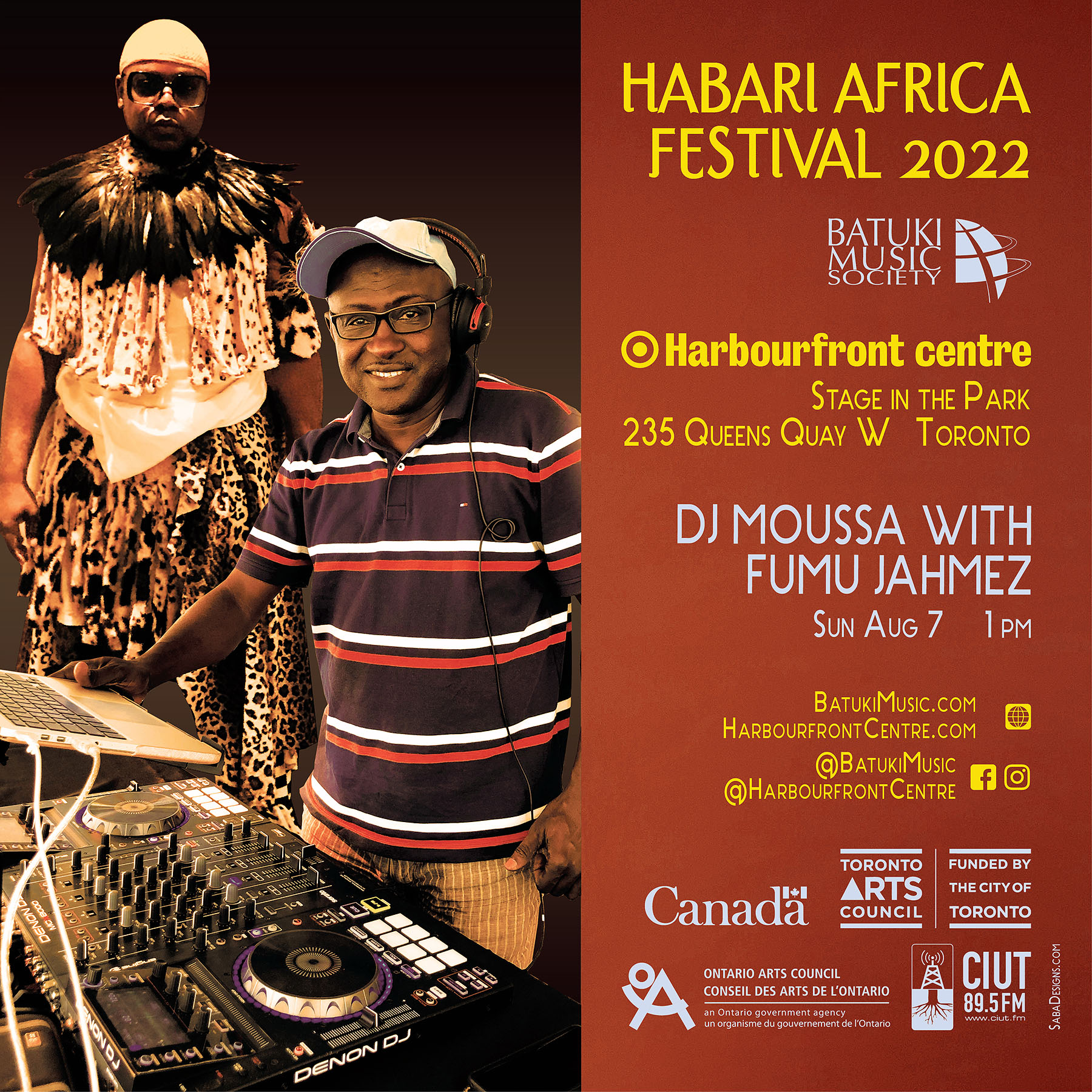 Habari Africa Live Festival 2022 by Batuki Music Society DJ Moussa Fumu Jahmez