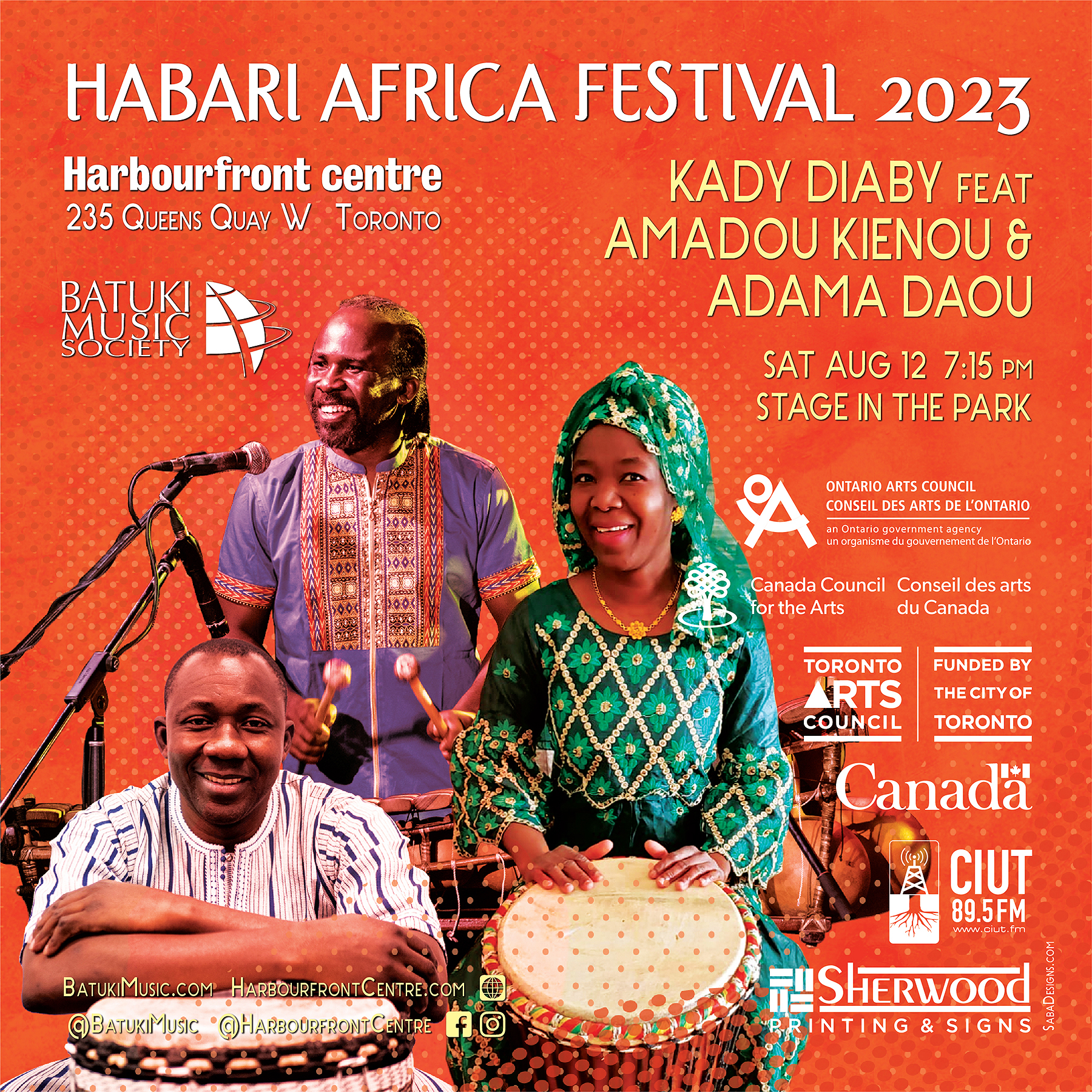 Habari Africa Live Festival 2023 by Batuki Music Society Kady Diaby Amadou Kienou Adama Daou