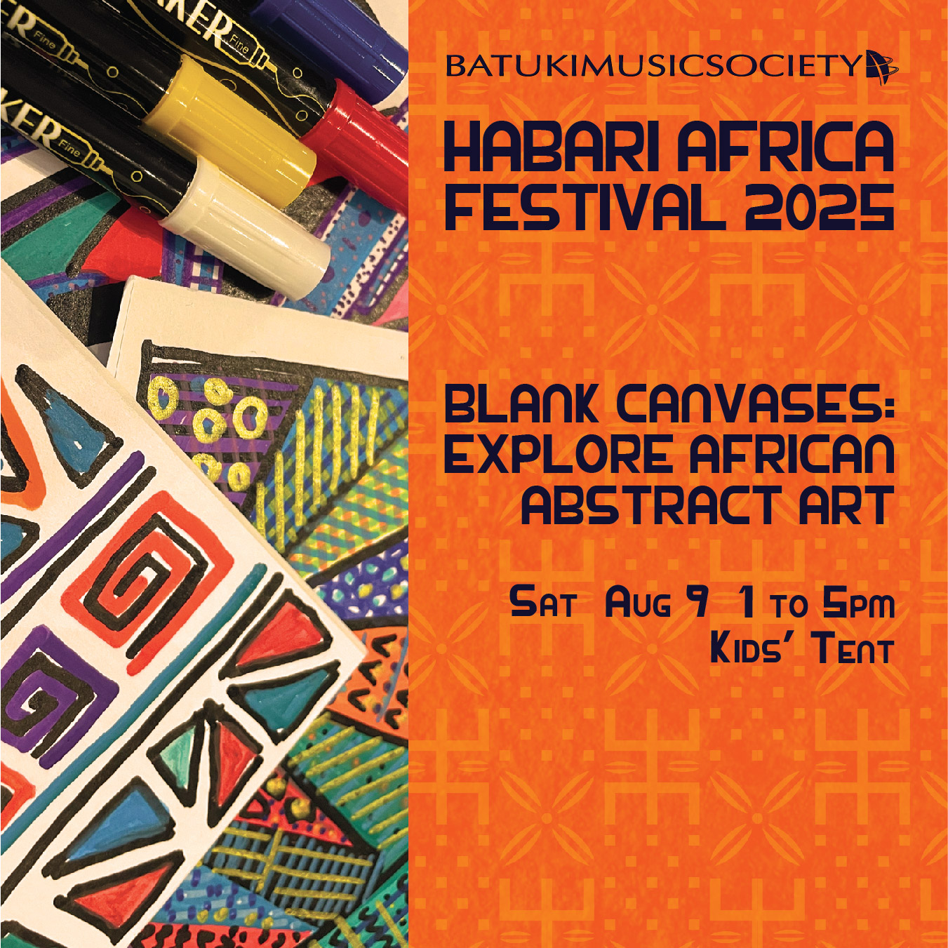 Habari Africa Live Festival 2025 by Batuki Music Society Blank Canvases