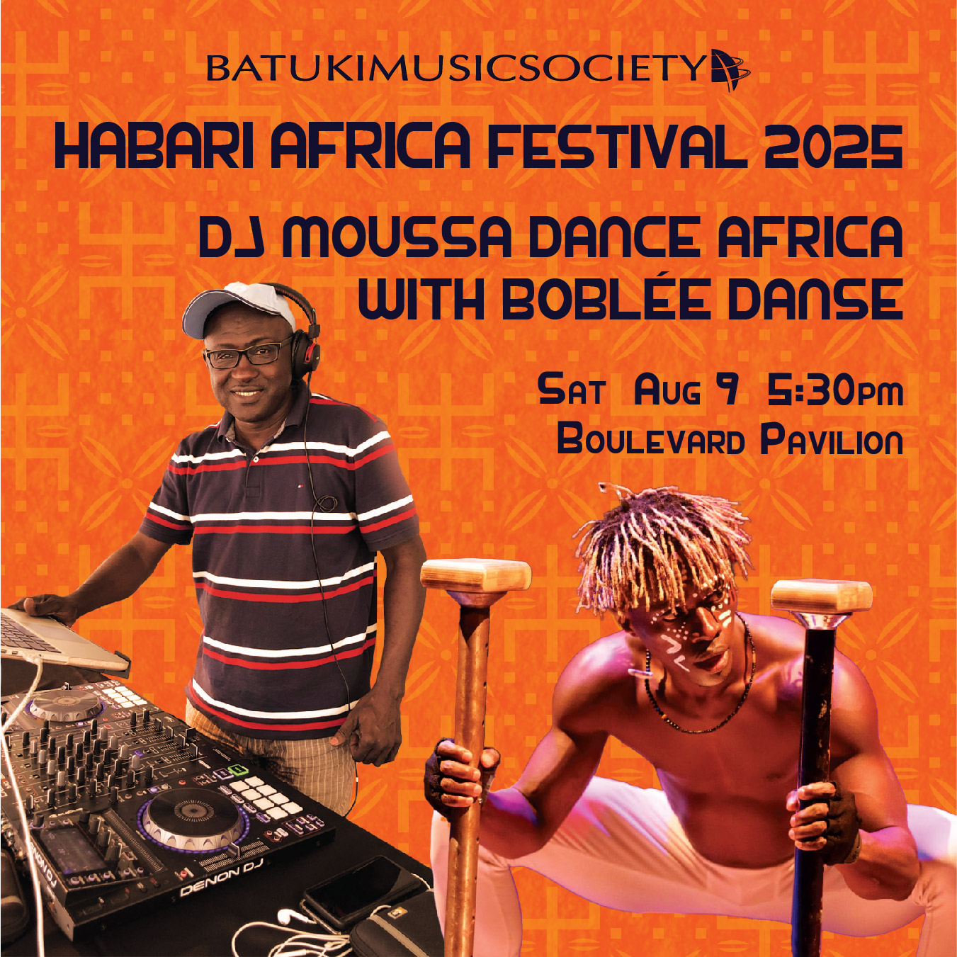 Habari Africa Live Festival 2025 by Batuki Music Society DJ Moussa Boblee Danse Cirque