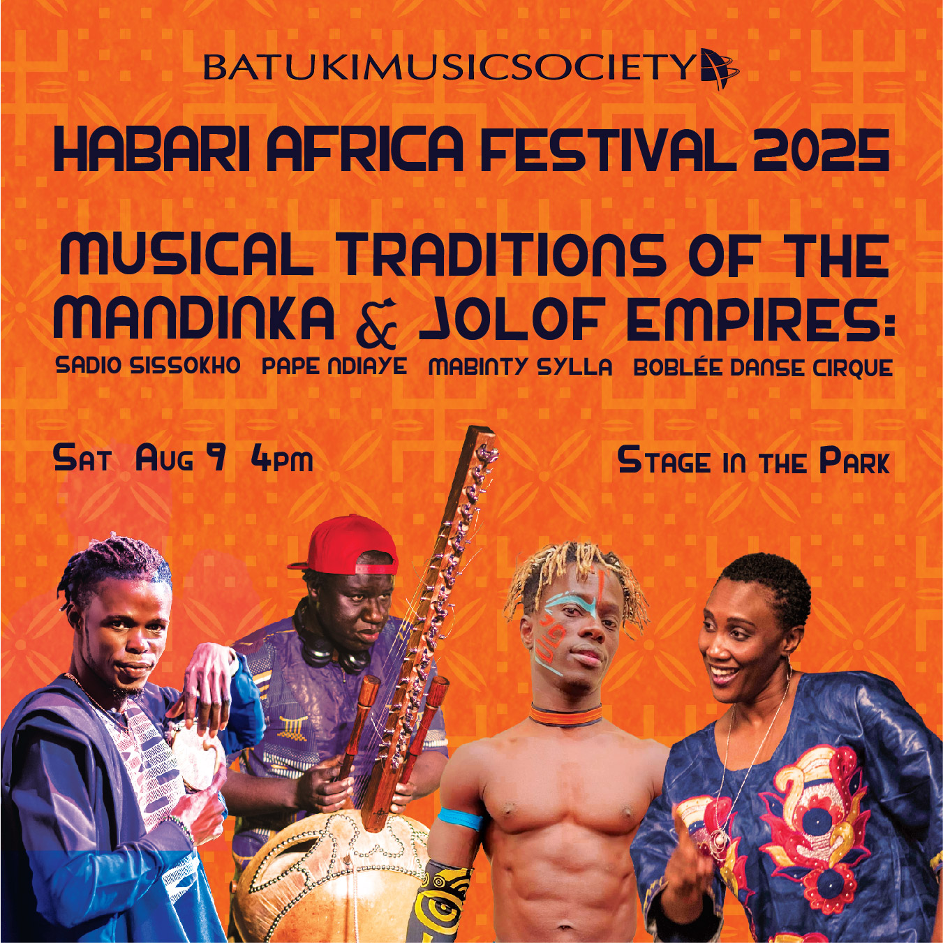 Habari Africa Live Festival 2025 by Batuki Music Society Mandinka Jolof Pape Ndiaye Sadio Sissokho Boblee Danse Cirque Mabinty Sylla