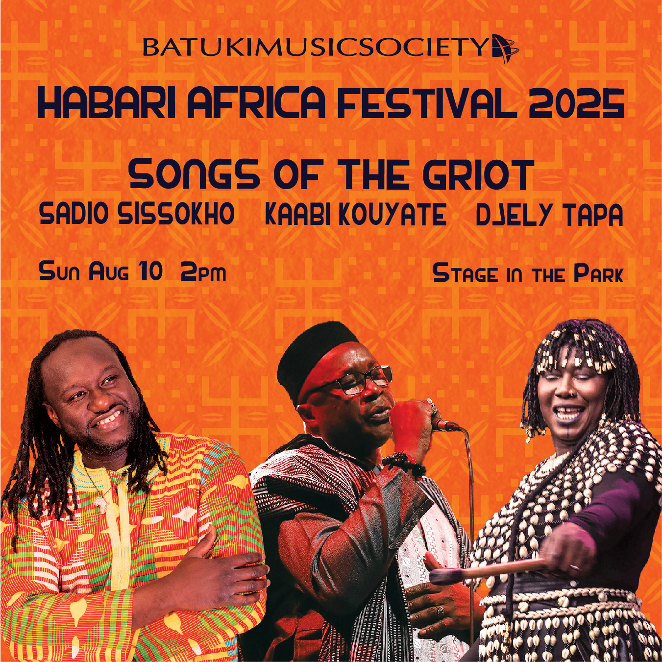 Habari Africa Live Festival 2025 by Batuki Music Society Song of the Griot Sadio Sissokho Kaabi Kouyate Djely Tapa