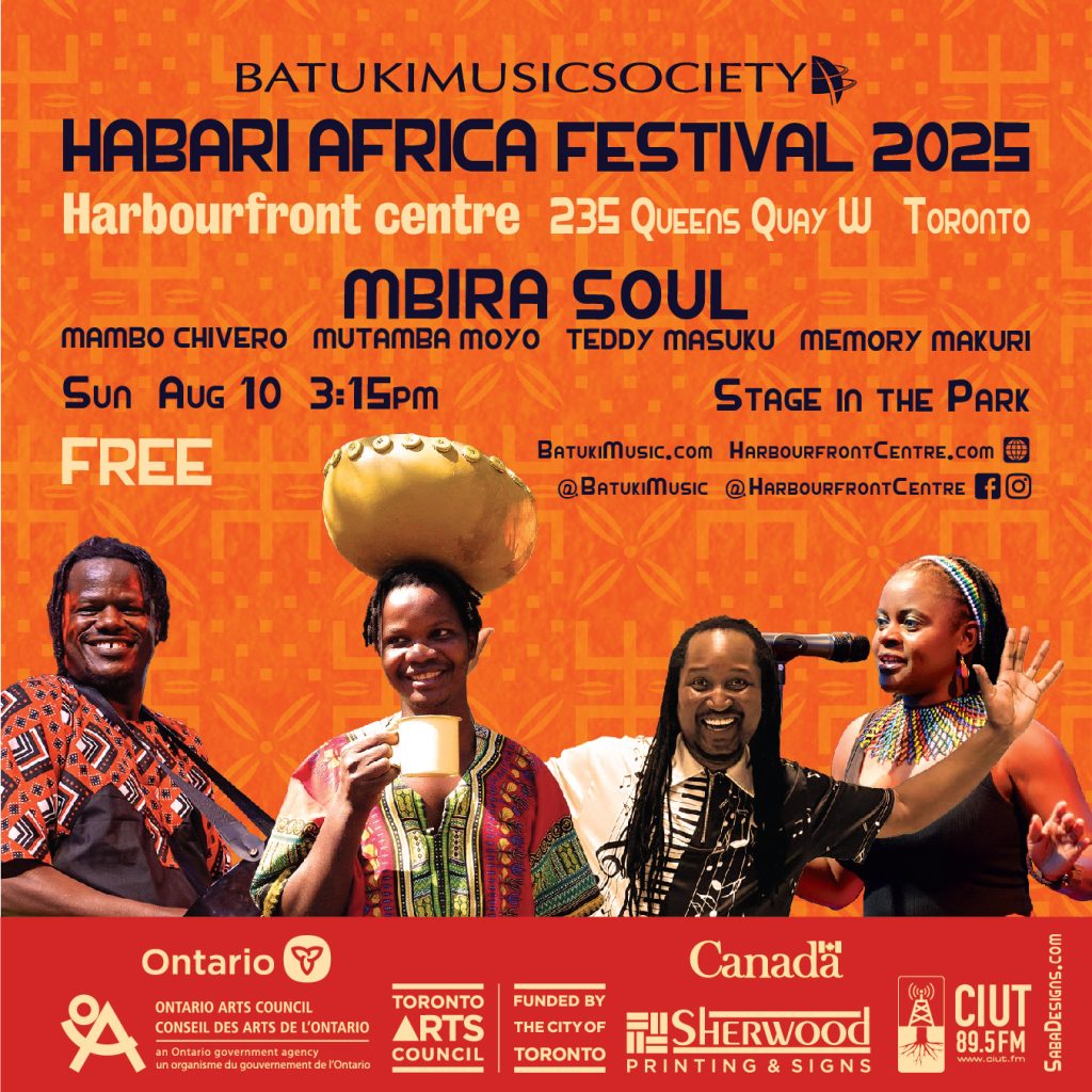 Habari Africa Live Festival 2025 by Batuki Music Society Mbira Soul Mambo Chivero Mutamba Moyo Teddy Masuku Memory Makuri