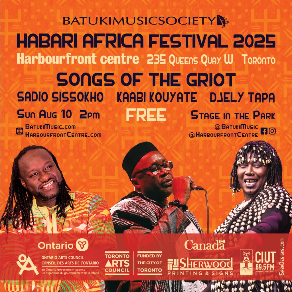 Habari Africa Live Festival 2025 by Batuki Music Society Song of the Griot Sadio Sissokho Kaabi Kouyate Djely Tapa