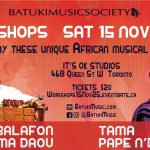 batuki music society toronto ontario canada africa african art culture artists nadine mcnulty otimoi oyemu habari workshop balafon tama talking drum pape ndiaye adama daou its ok studios