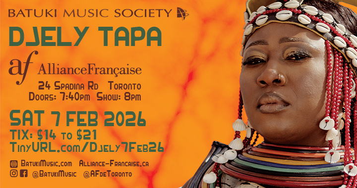 batuki music society toronto ontario canada africa african art culture artists nadine mcnulty otimoi oyemu habari concert alliance francaise djely tapa griot
