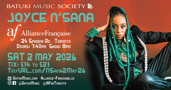 batuki music society toronto ontario canada africa african art culture artists nadine mcnulty otimoi oyemu habari concert alliance francaise joyce nsana