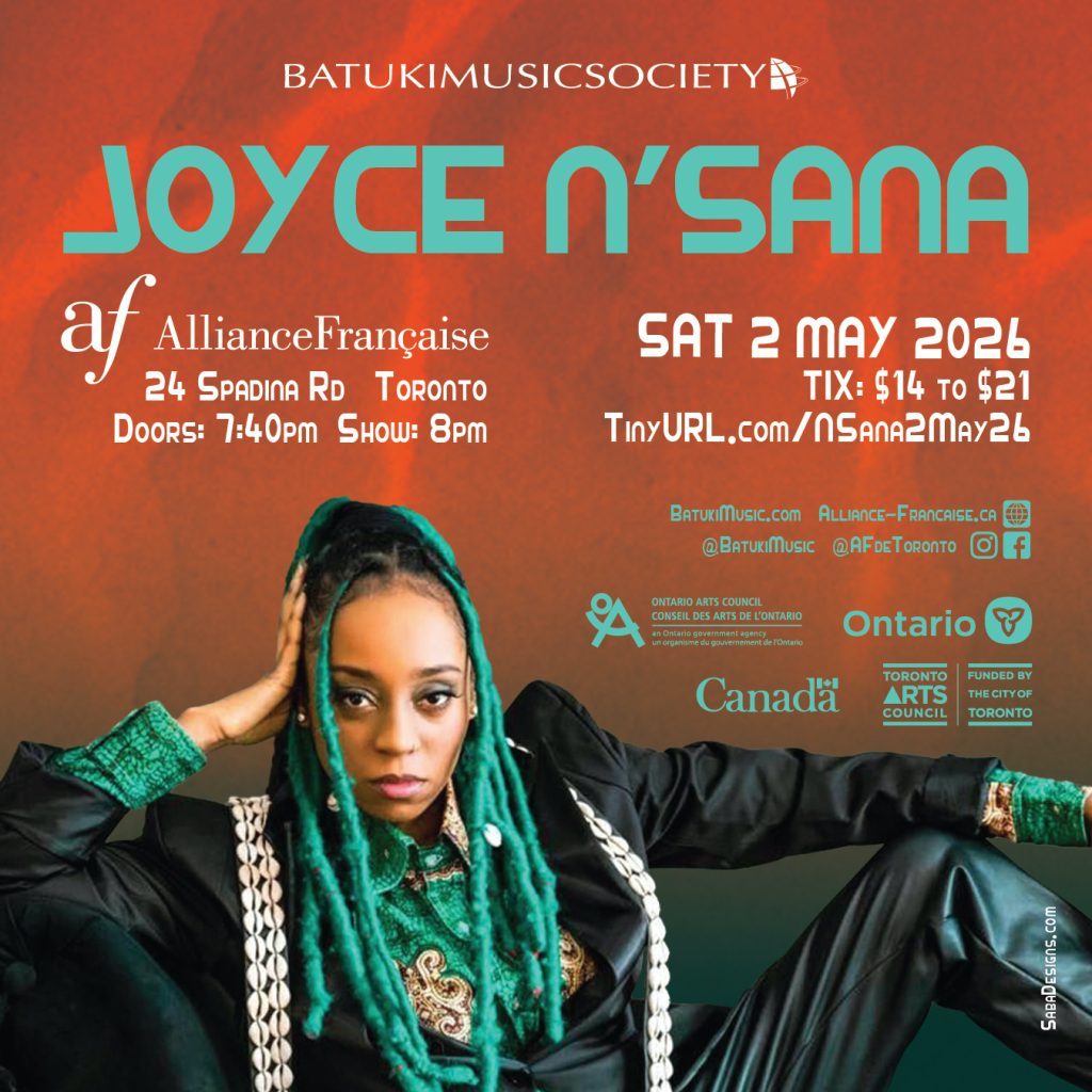 batuki music society toronto ontario canada africa african art culture artists nadine mcnulty otimoi oyemu habari concert alliance francaise joyce nsana