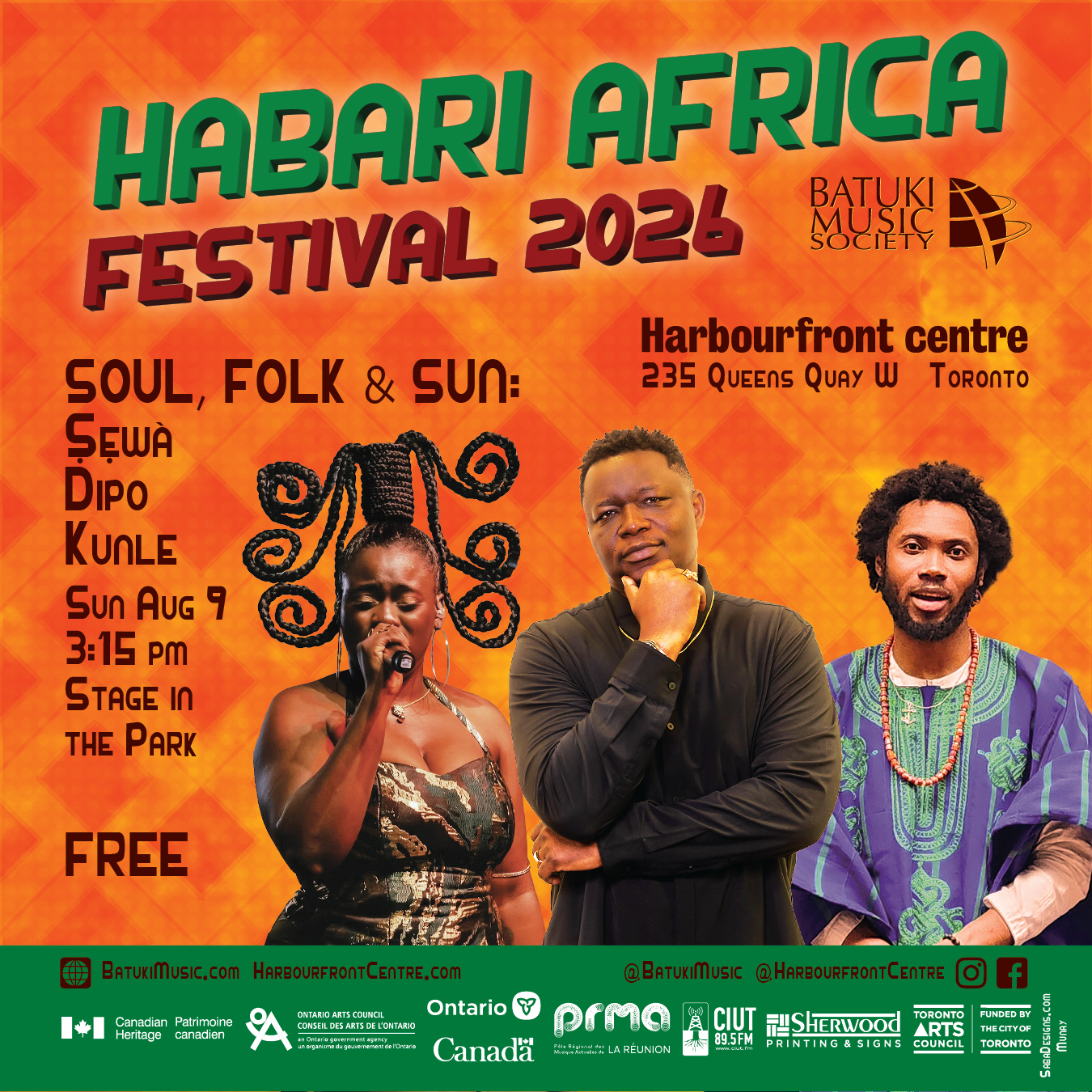 Habari Africa Festival 2026 by Batuki Music Society Soul Folk & Sun Sewa Dipo Kunle