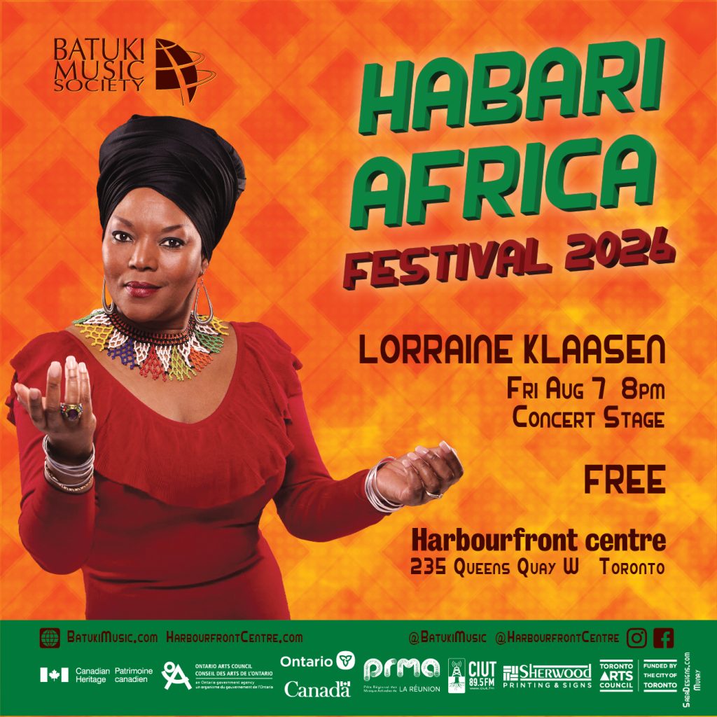 Habari Africa Festival 2026 by Batuki Music Society Lorraine Klaasen