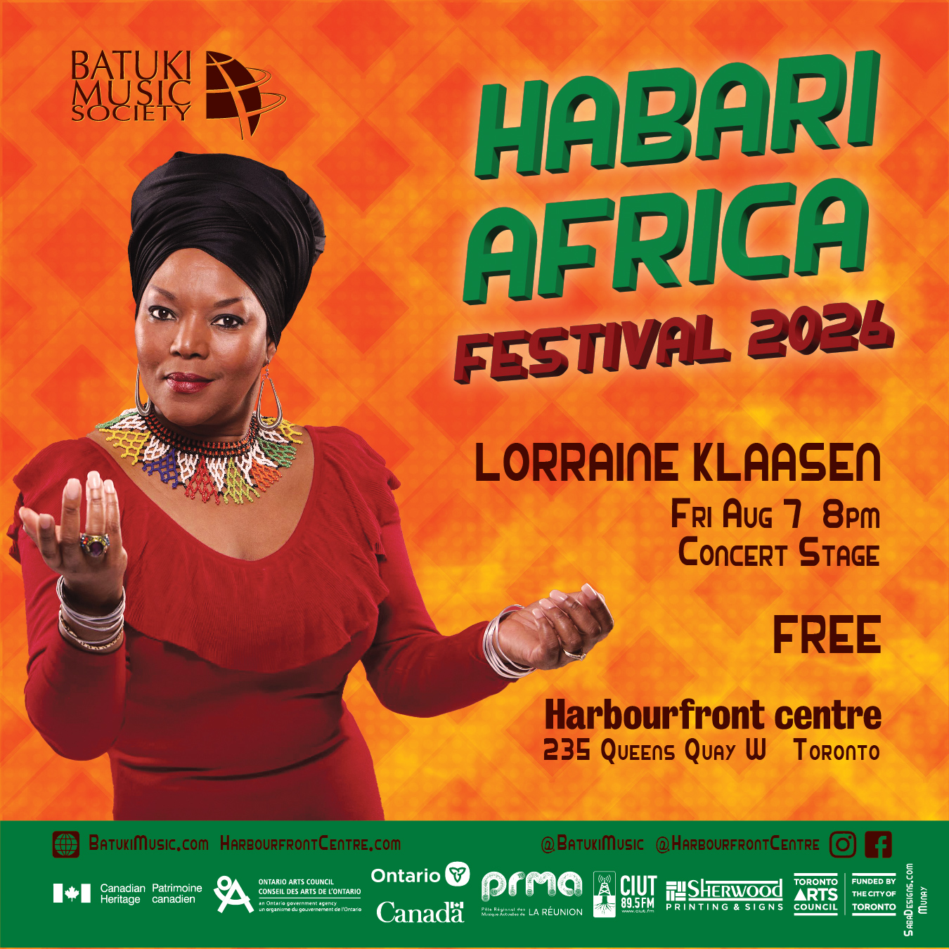 Habari Africa Festival 2026 by Batuki Music Society Lorraine Klaasen