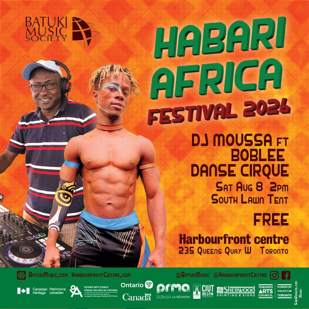 Habari Africa Festival 2026 by Batuki Music Society DJ Moussa & Boblee Danse Cirque